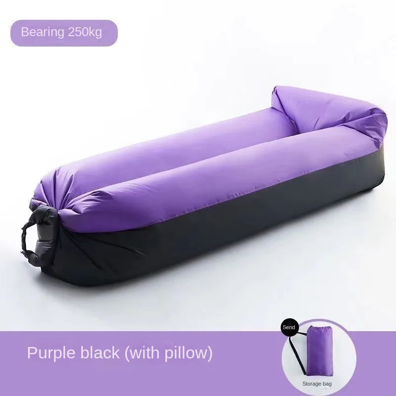 Inflatable Sofa with Ergonomic Shape – Pump-Free for Indoor/Outdoor Use