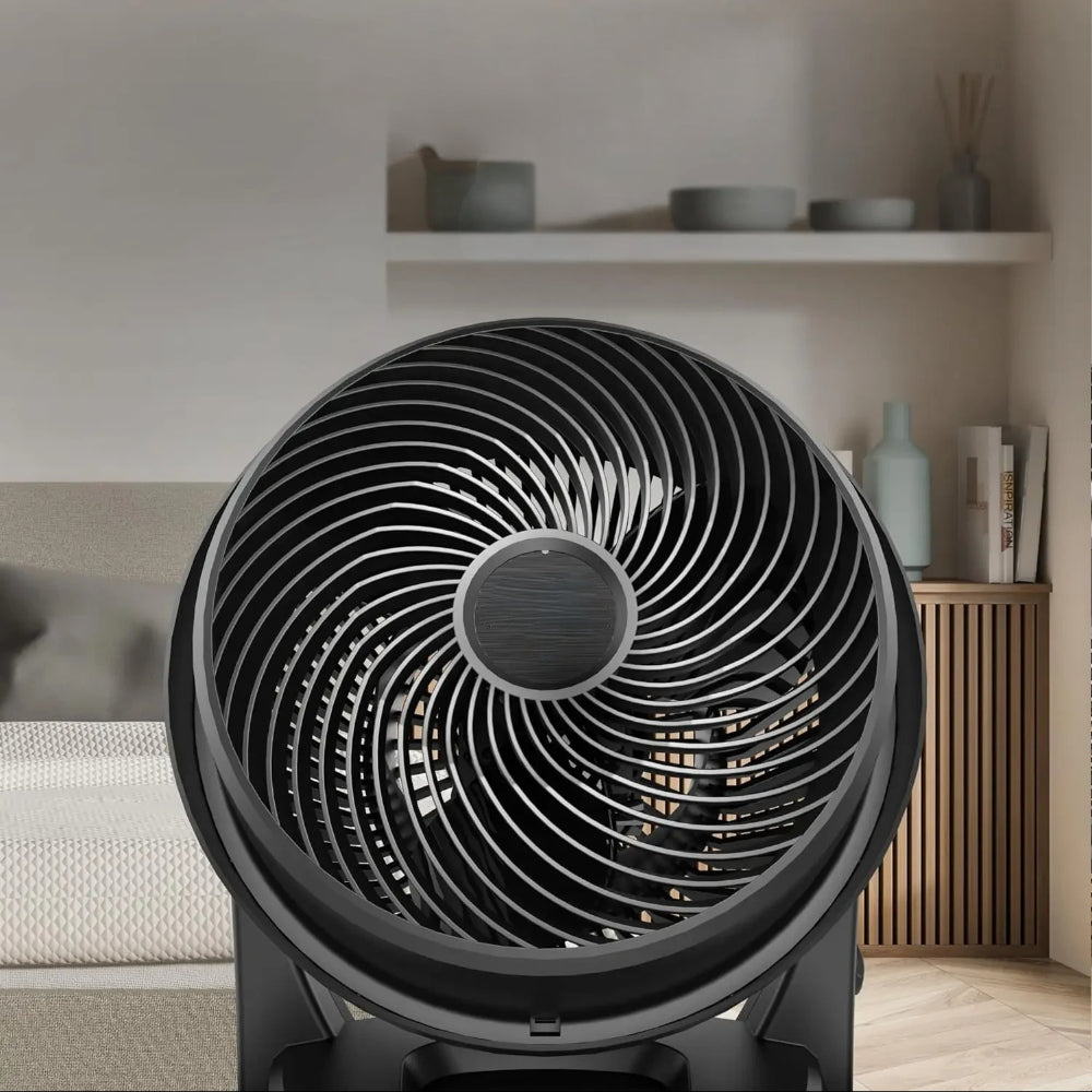 Compact Floor Fan with 3 Adjustable Speeds for Improved Airflow