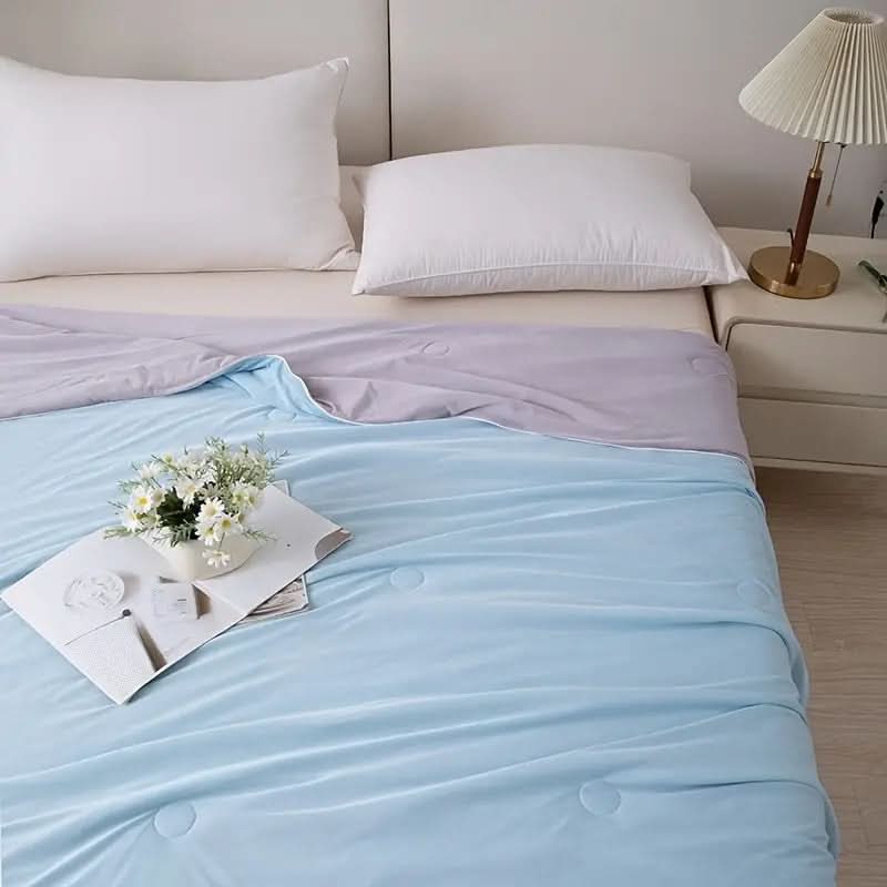 Temperature-Controlled Cooling Blanket for Beds – Breathable for Hot Sleepers