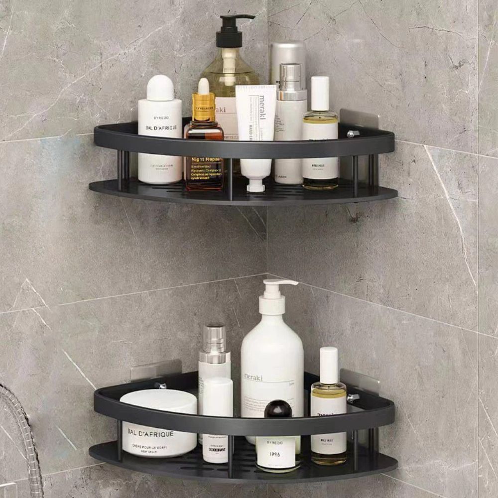 Corner Shower Caddy Shelf - Self-Adhesive and Rust-Resistant Bathroom Organizer