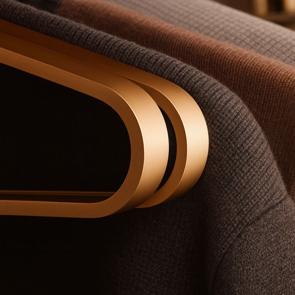 Space-Saving Slim Clothes Hangers with Non-Slip Feature for Neat Storage
