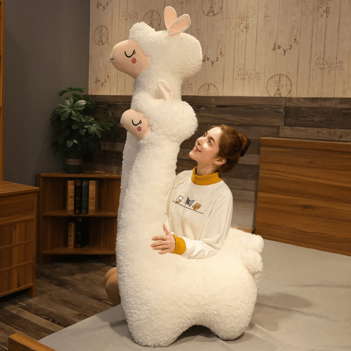 CozyCuddle Alpaca Plush Companion for Comfort and Charm