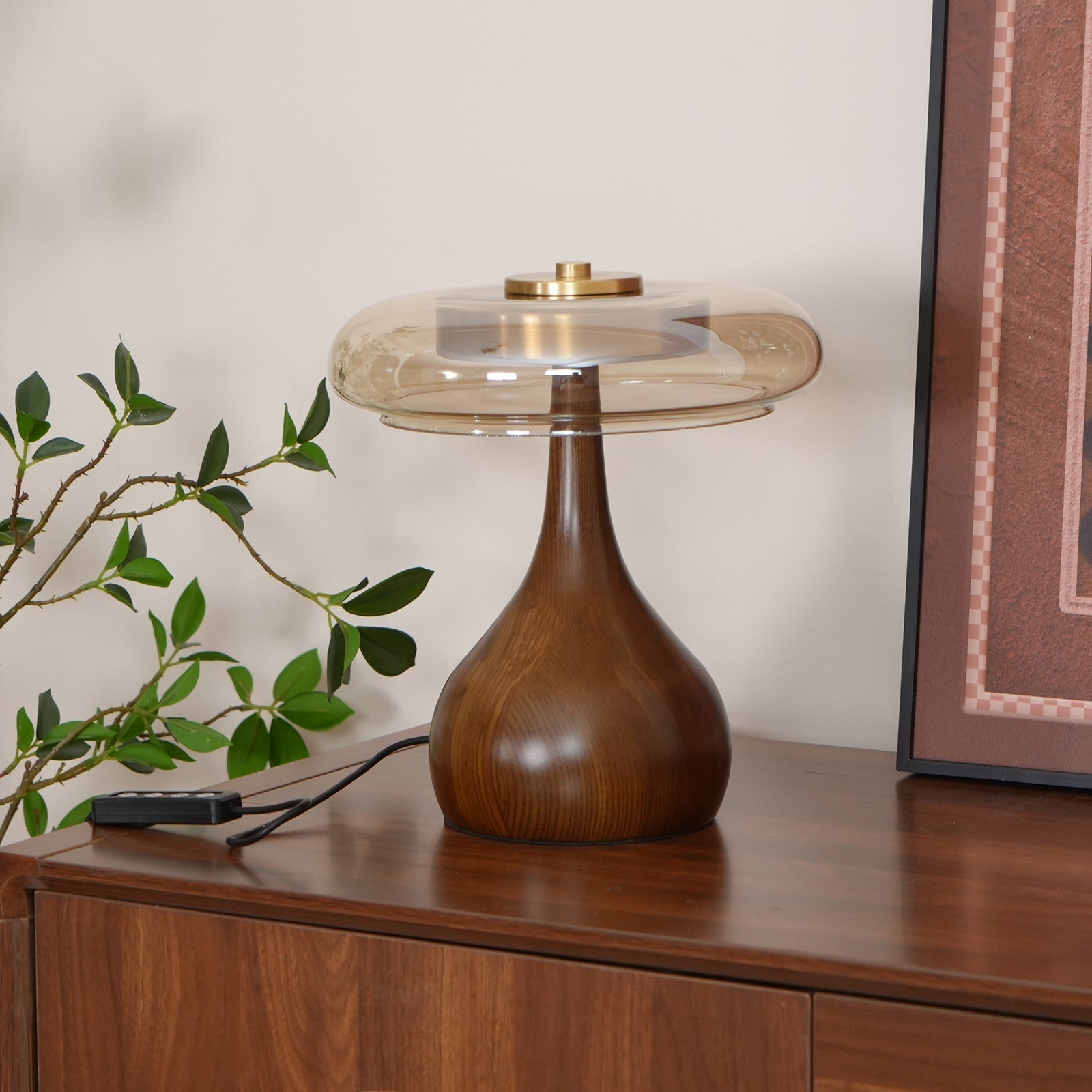 Modern Glass Table Lamp for Living Room Decoration – Elegant Design