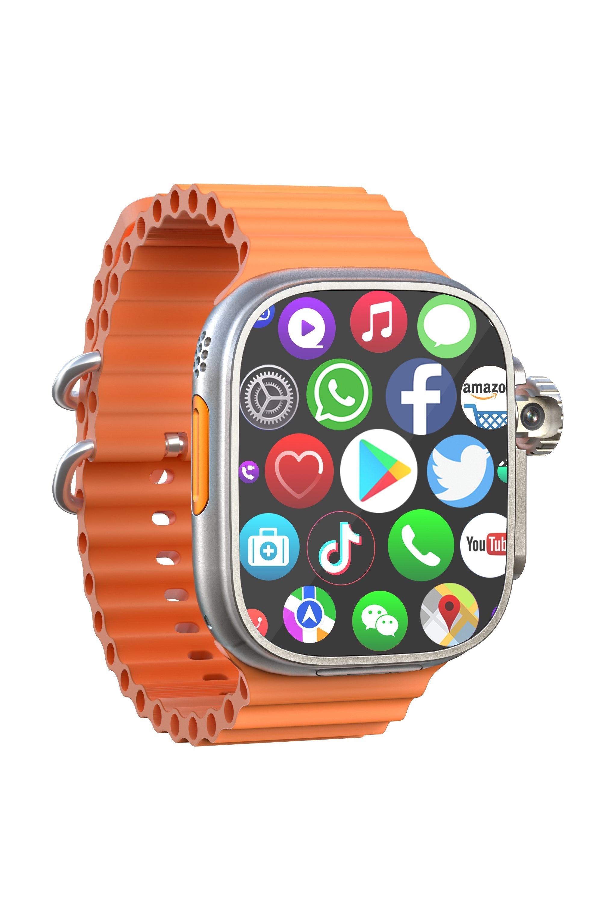 4G Smartwatch with AMOLED Screen, Camera & Fitness Tracker for Daily Use