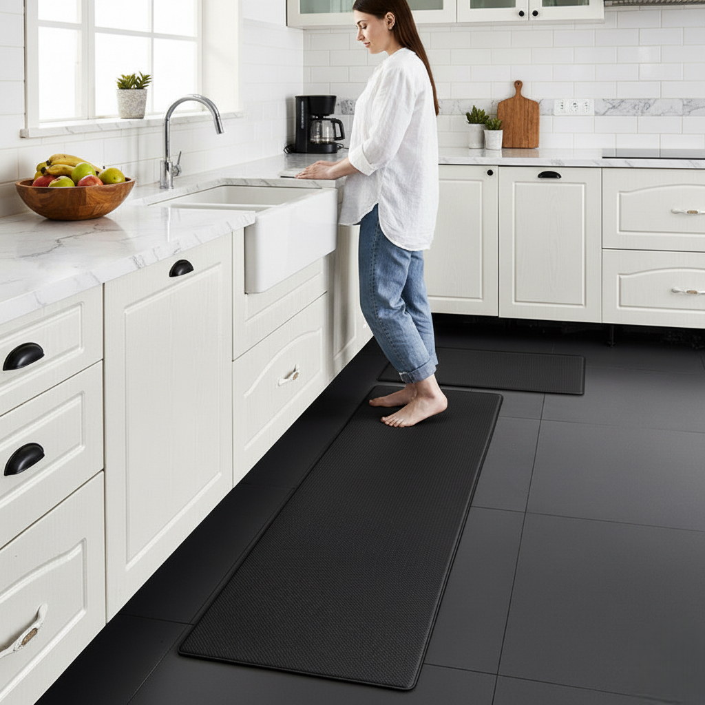 ComfortGrip Non-Slip Kitchen Mat – Versatile PVC Sizes Available