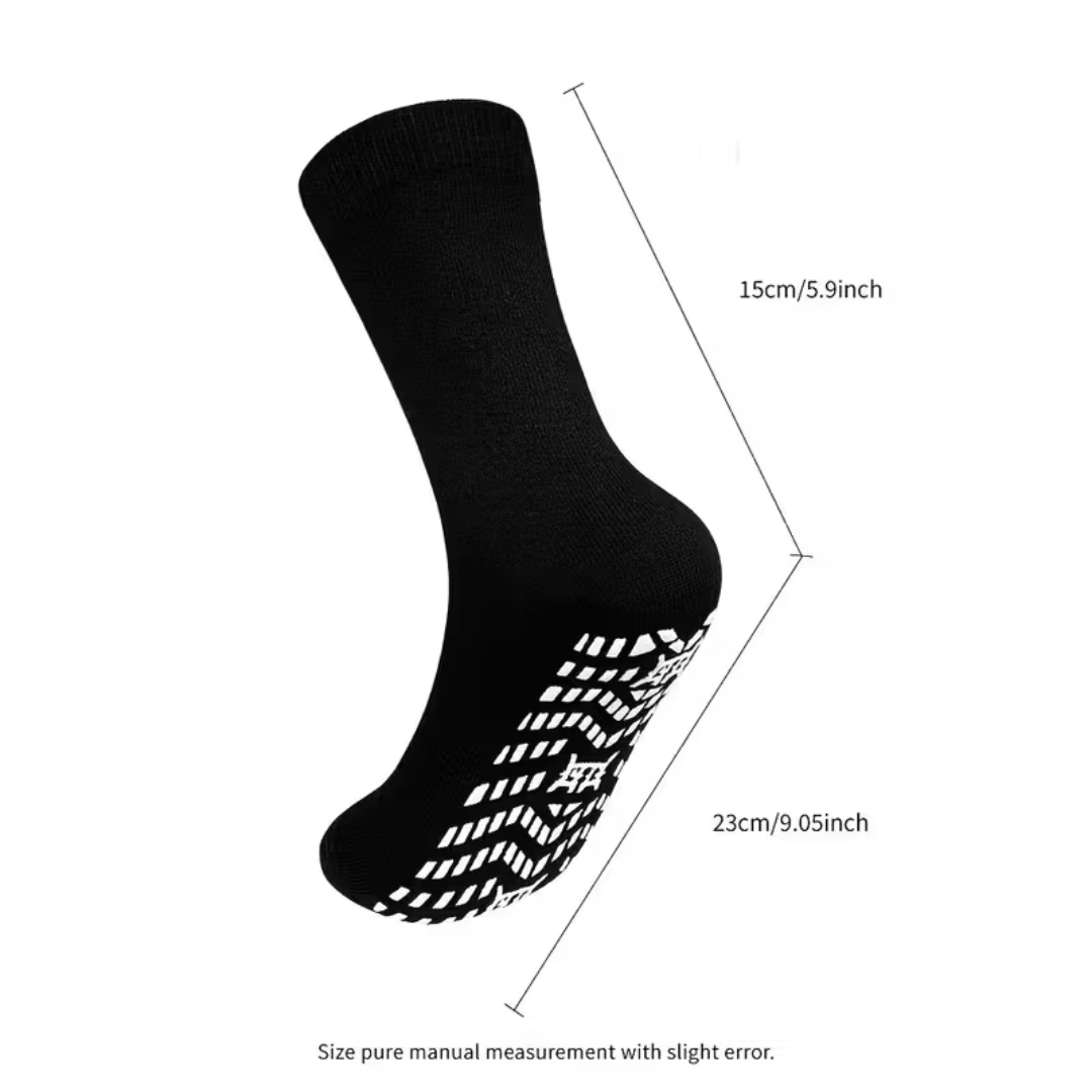 Breathable Anti-Slip Socks for Seniors with Wide Toe Fit