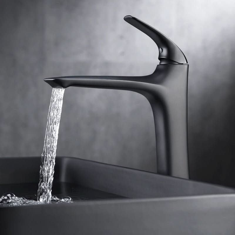 Elegant Brass Faucet with Vintage Black Finish for Your Basin