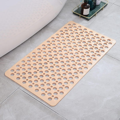 Mildew-resistant Bath Mat with Non-slip Surface and Quick Drainage System