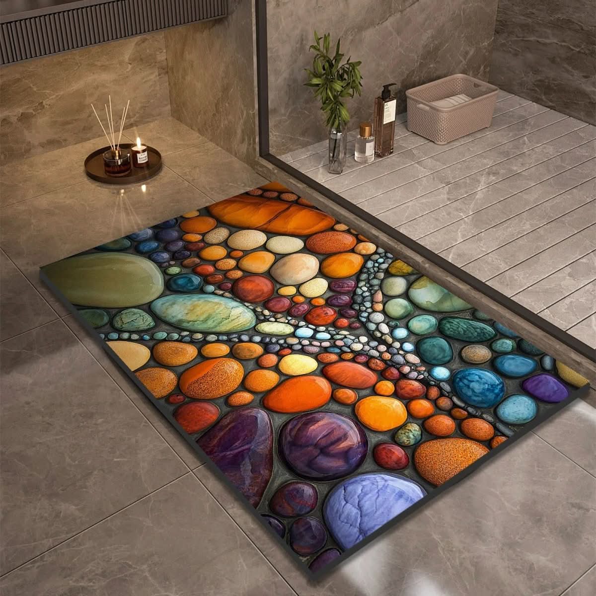 EcoDry Non-Slip Bath Mat for Safe and Comfortable Spaces