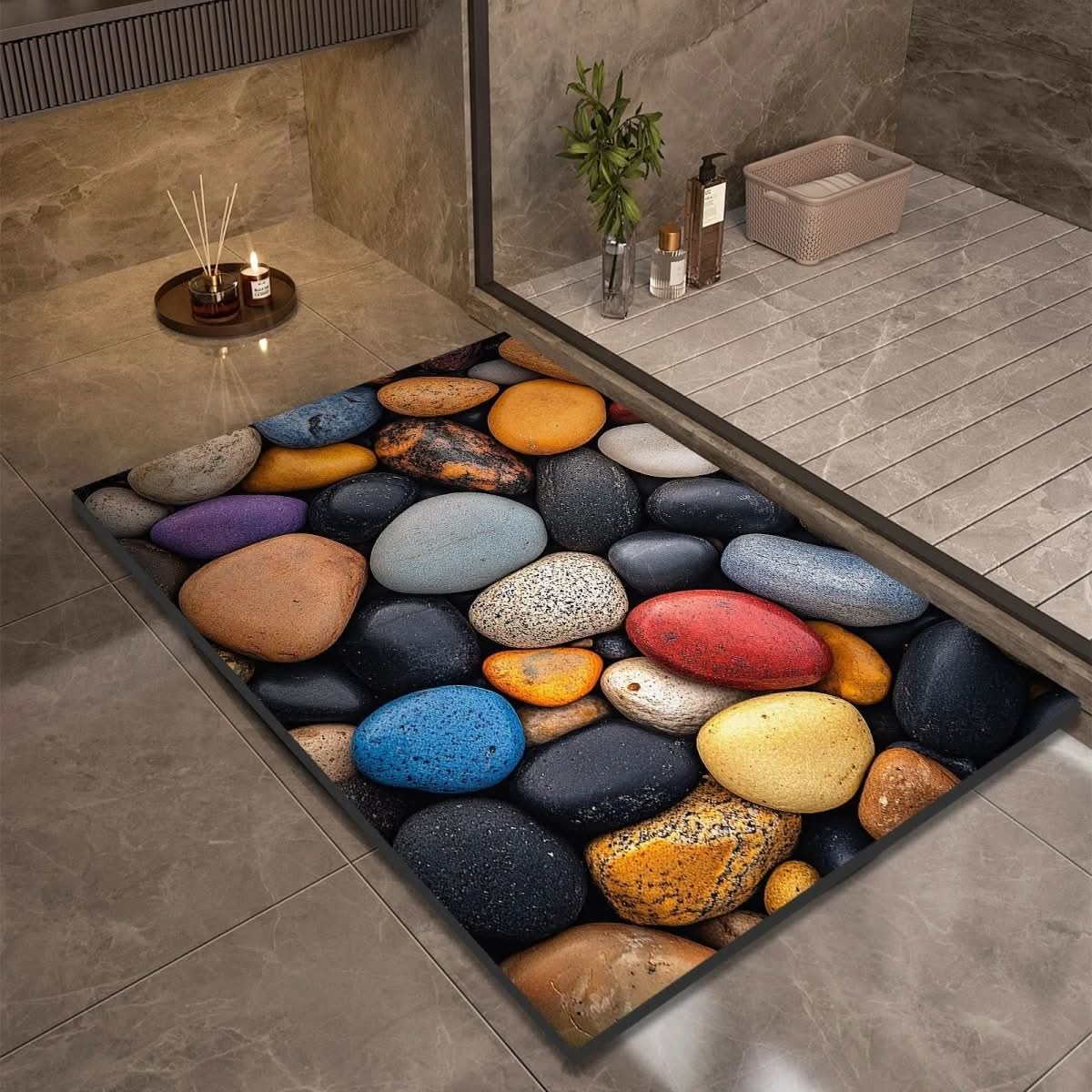 EcoDry Non-Slip Bath Mat for Safe and Comfortable Spaces