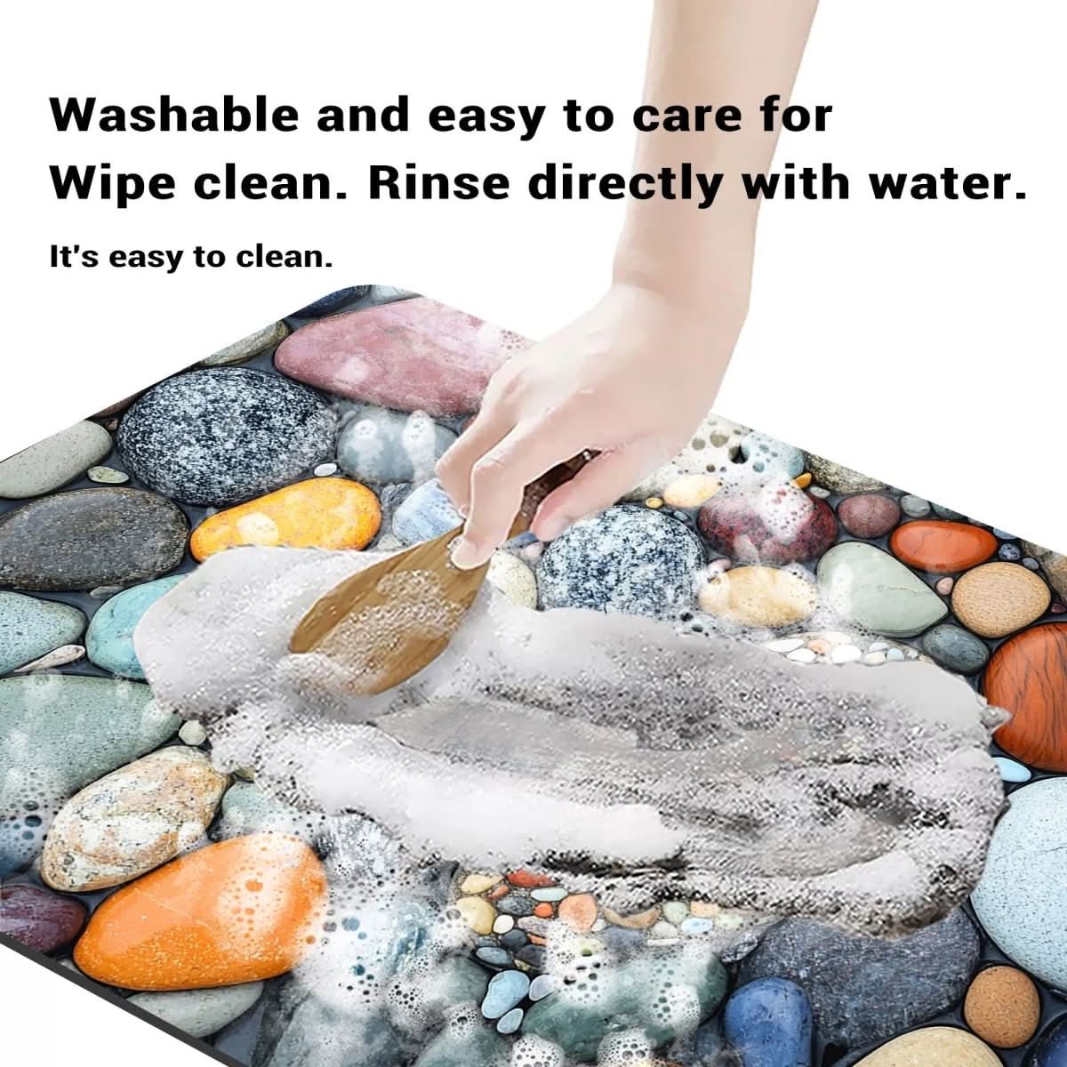 EcoDry Non-Slip Bath Mat for Safe and Comfortable Spaces