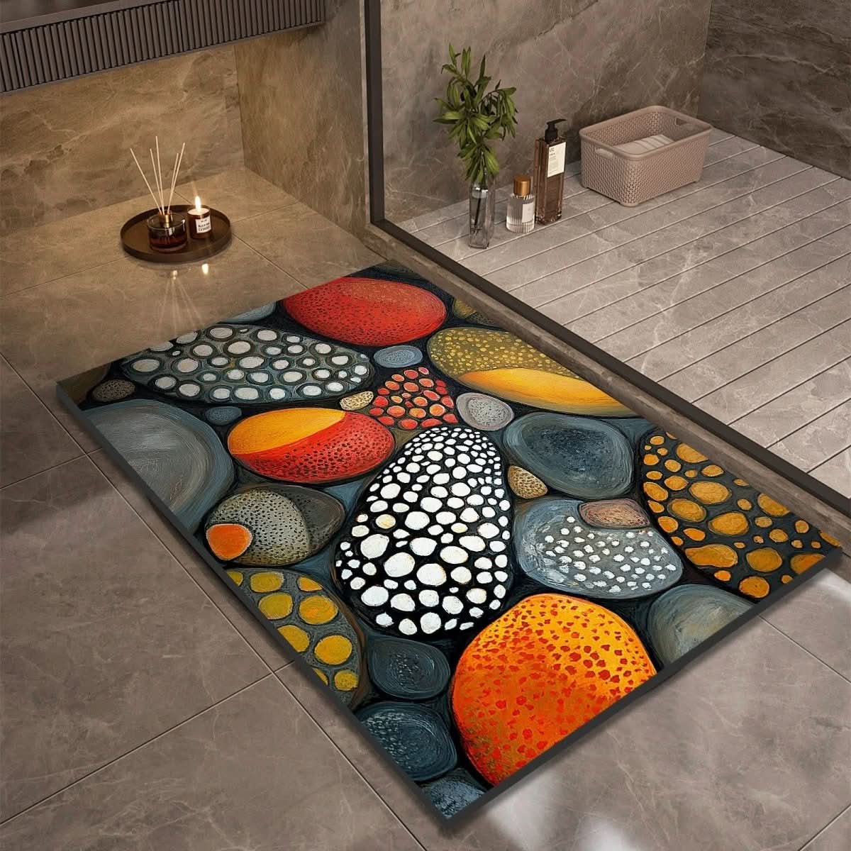 EcoDry Non-Slip Bath Mat for Safe and Comfortable Spaces