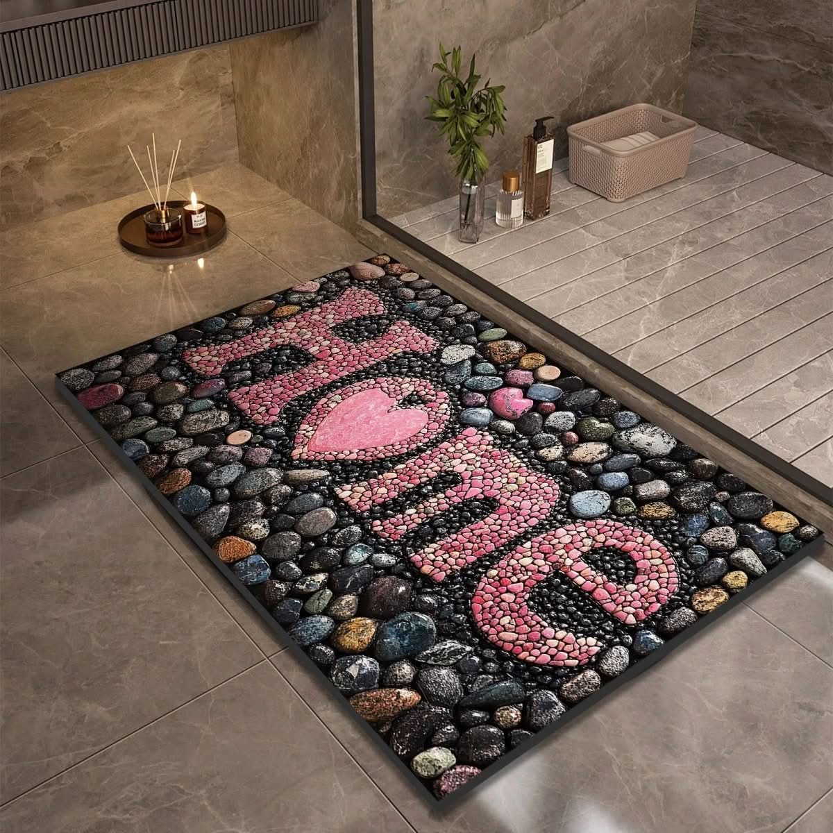 EcoDry Non-Slip Bath Mat for Safe and Comfortable Spaces