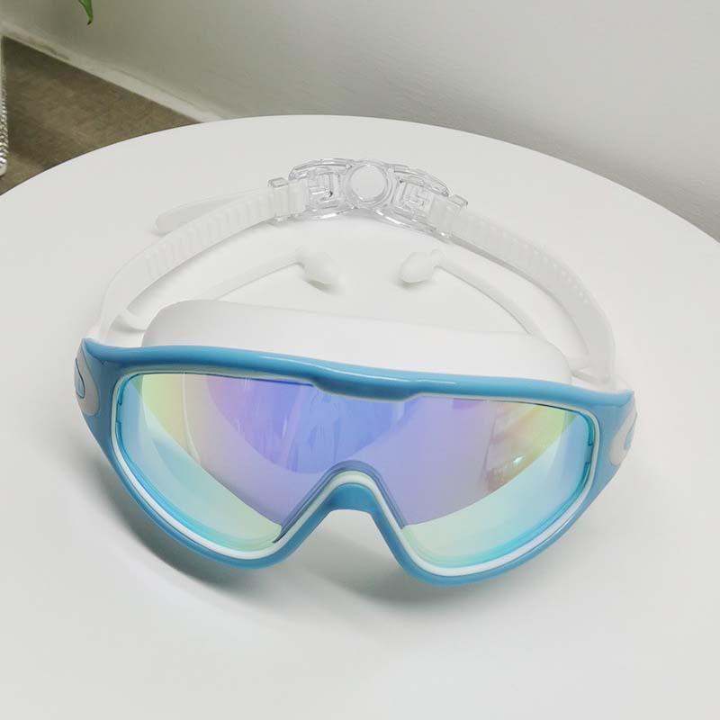 Swim Goggles with Anti-Fog Feature for Clear Underwater Vision and Comfort