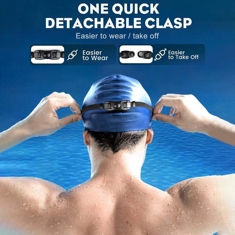 Swim Goggles with Anti-Fog Feature for Clear Underwater Vision and Comfort