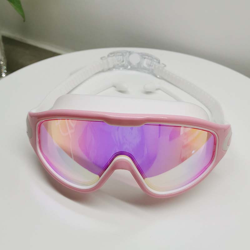 Swim Goggles with Anti-Fog Feature for Clear Underwater Vision and Comfort