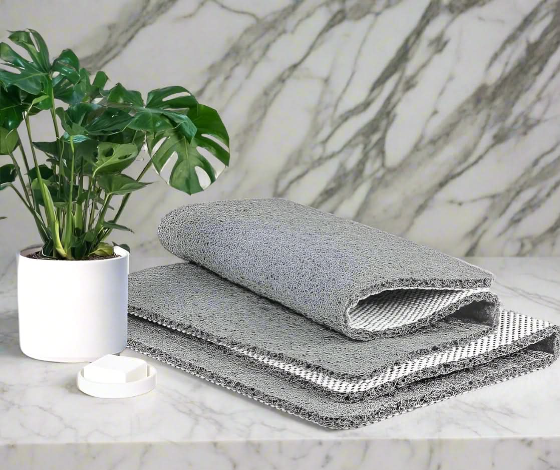 SafeStep Anti-Slip Shower Mat with Fast Drainage Design
