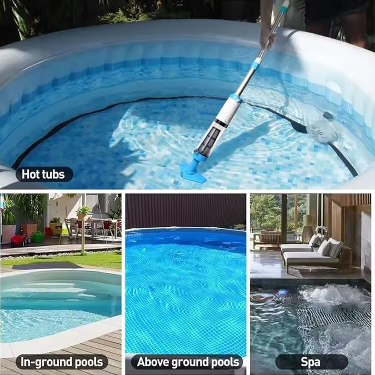 EasyClean Cordless Pool Cleaner for Effortless Maintenance
