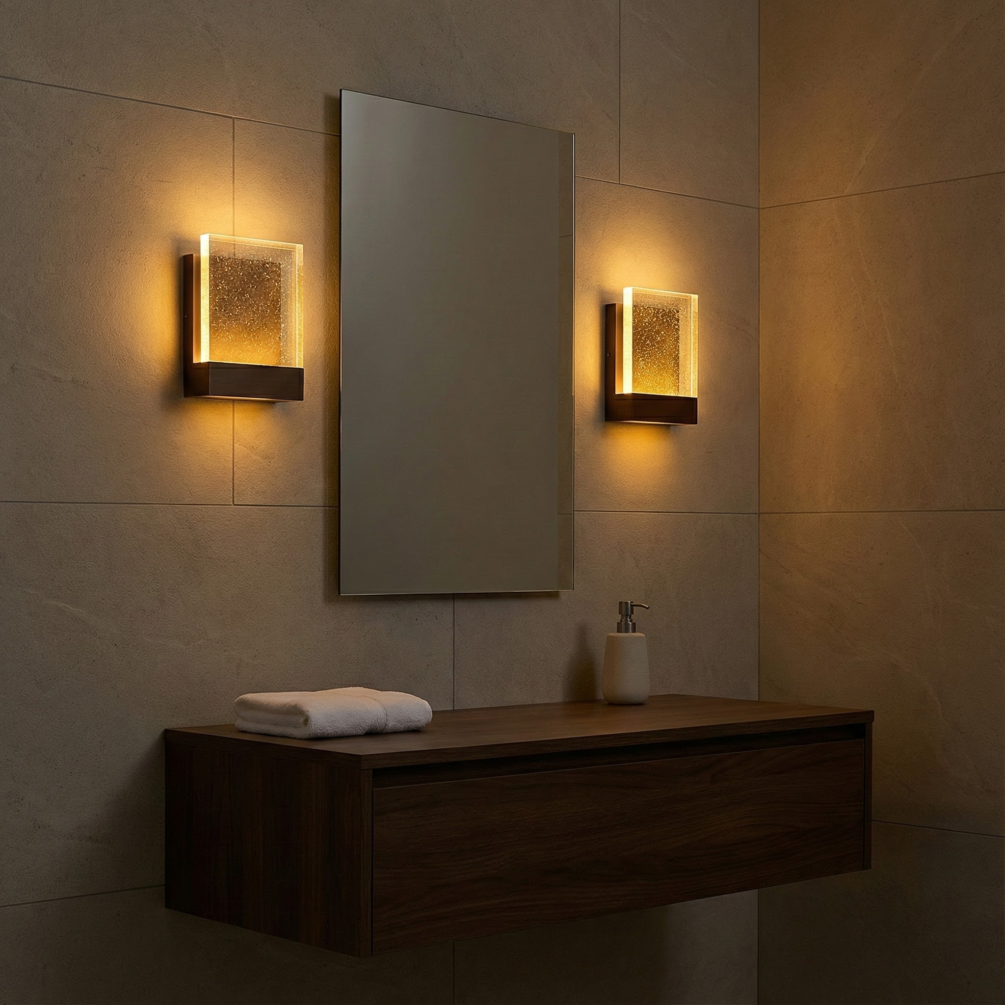 Sophisticated Stainless Steel Wall Sconce for Modern Spaces
