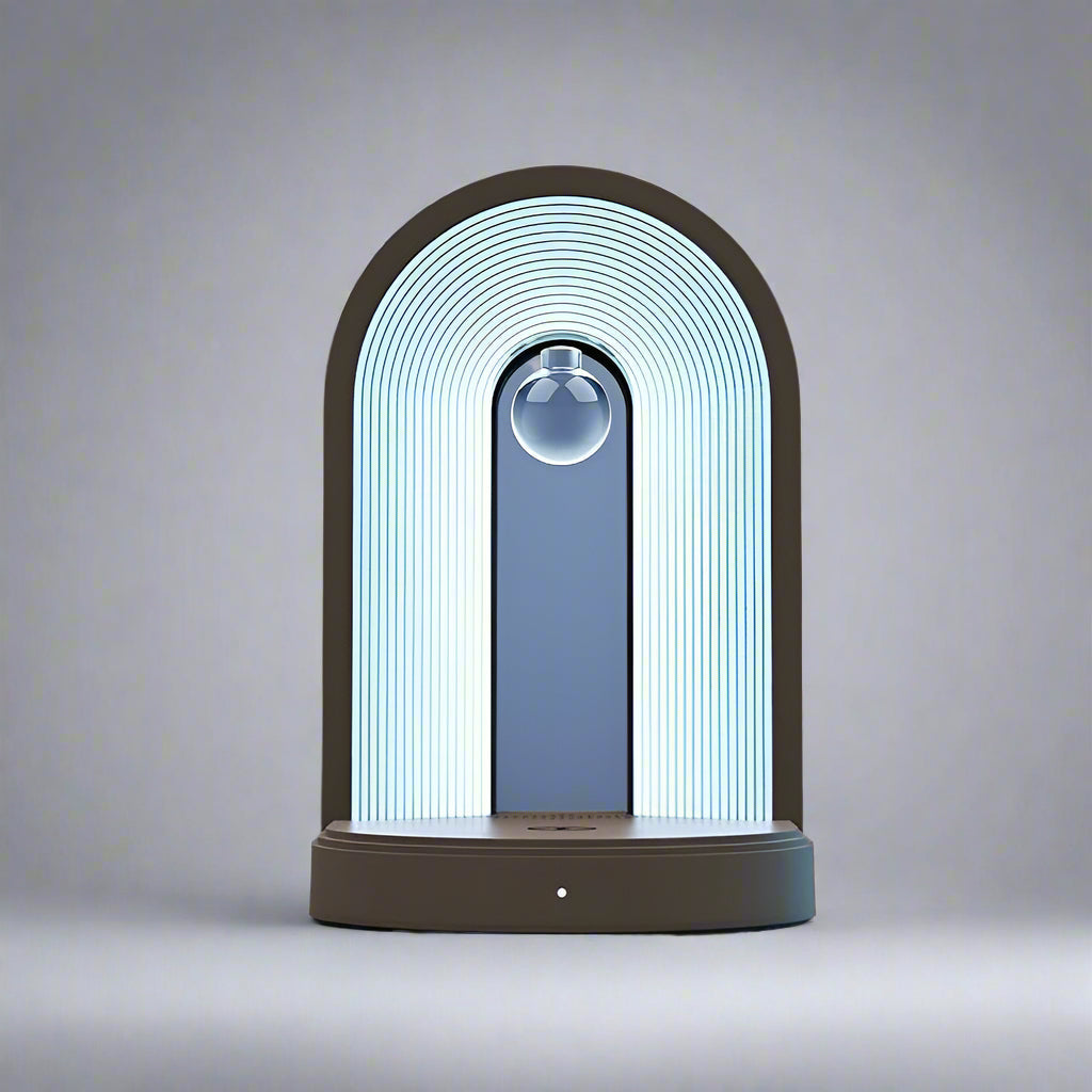 Elegant Smart Lamp with Wireless Charging & Audio Functionality