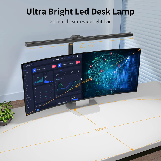 Versatile LED Desk Lamp with Adjustable Arm for Perfect Lighting
