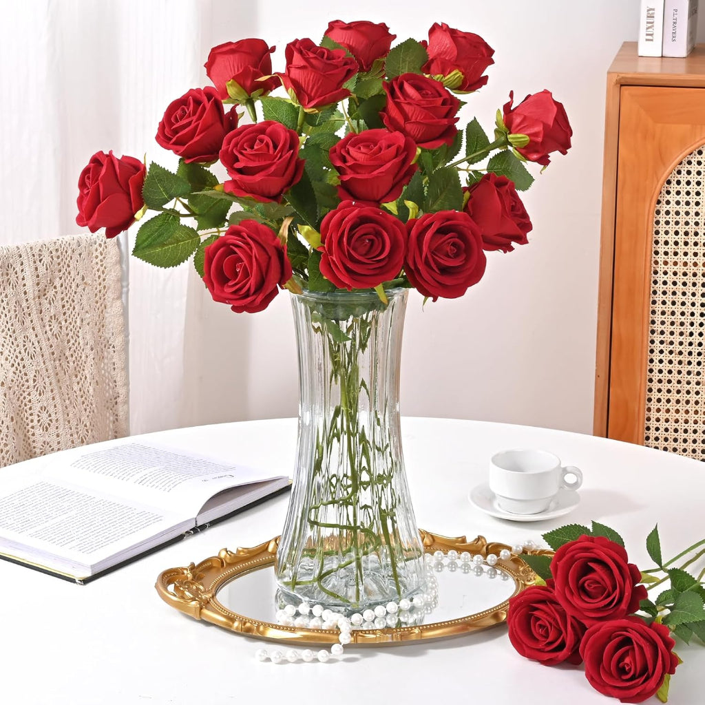 Elegant Faux Rose Bouquet for Celebrations and Gifts