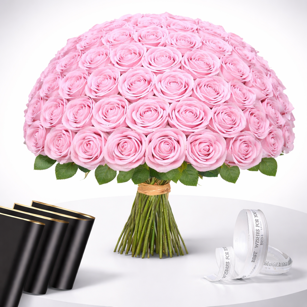 Elegant Faux Rose Bouquet for Celebrations and Gifts