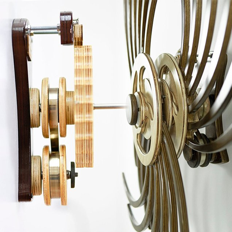 Handcrafted Wooden Kinetic Sculpture | Unique Motion Art for Relaxation