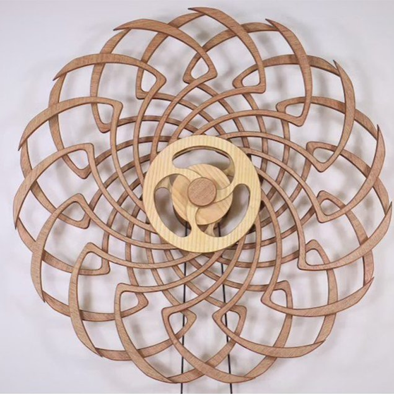 Handcrafted Wooden Kinetic Sculpture | Unique Motion Art for Relaxation
