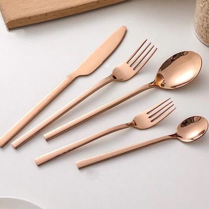 Elegant 30-Piece Stainless Steel Cutlery Set for Six