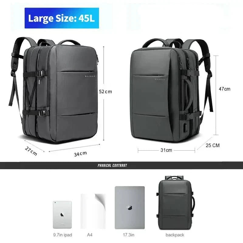 UrbanEdge Executive Backpack with Ample Storage and Tech Pocket