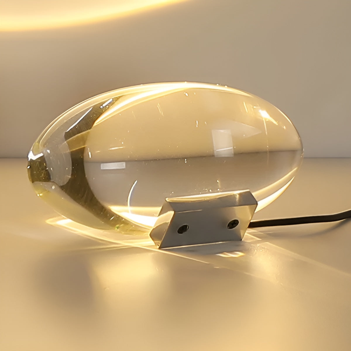 Warm Mood Lighting Oval Lamp for Tables