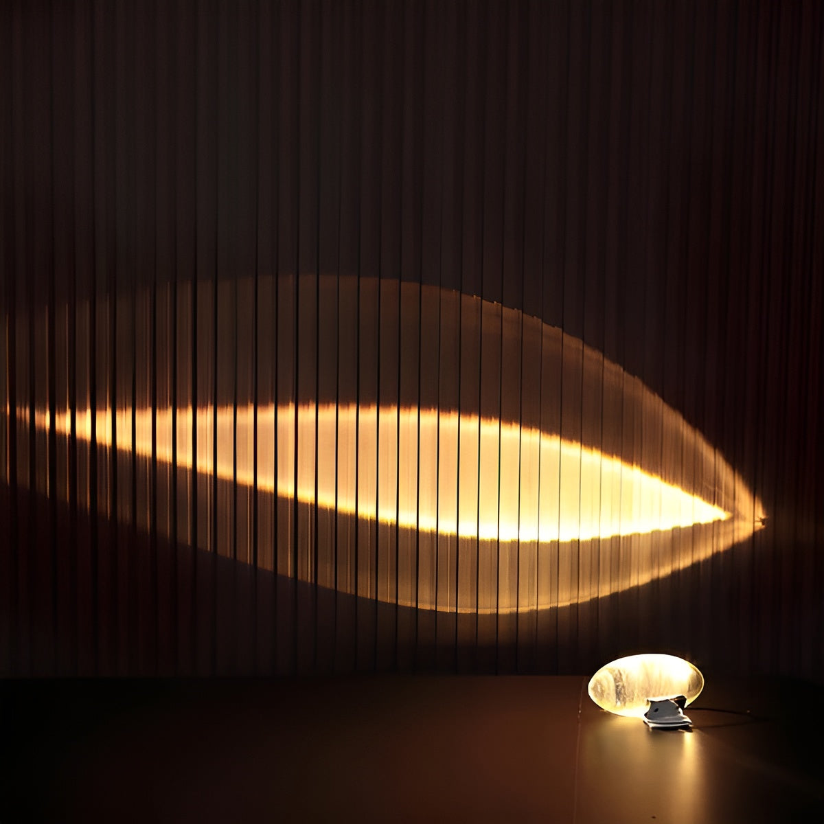 Warm Mood Lighting Oval Lamp for Tables