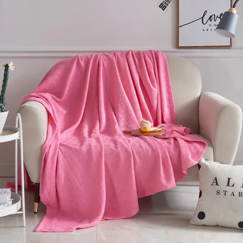 Breathable Cotton Gauze Blanket – Soft, Skin-Friendly for All Seasons