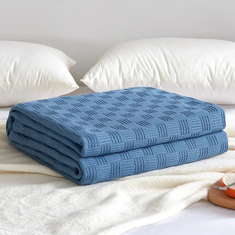 Breathable Cotton Gauze Blanket – Soft, Skin-Friendly for All Seasons