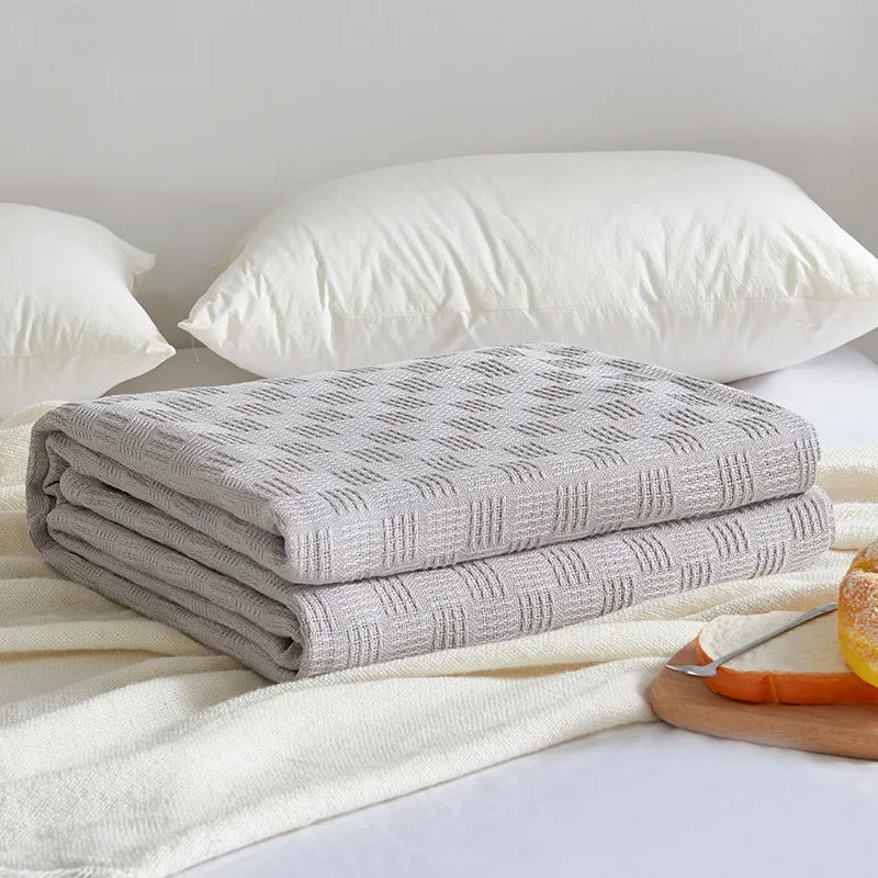 Breathable Cotton Gauze Blanket – Soft, Skin-Friendly for All Seasons
