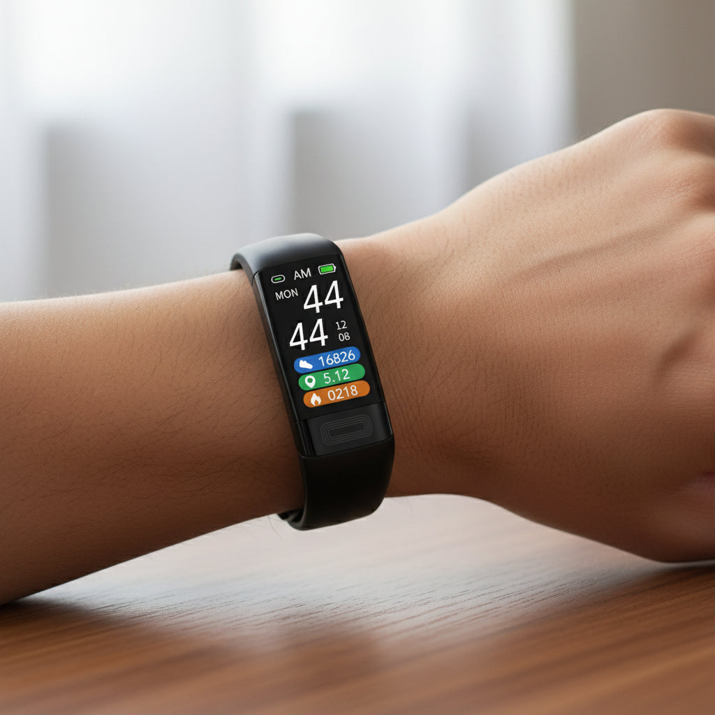 HealthSync Elite Smart Band with Comprehensive Monitoring