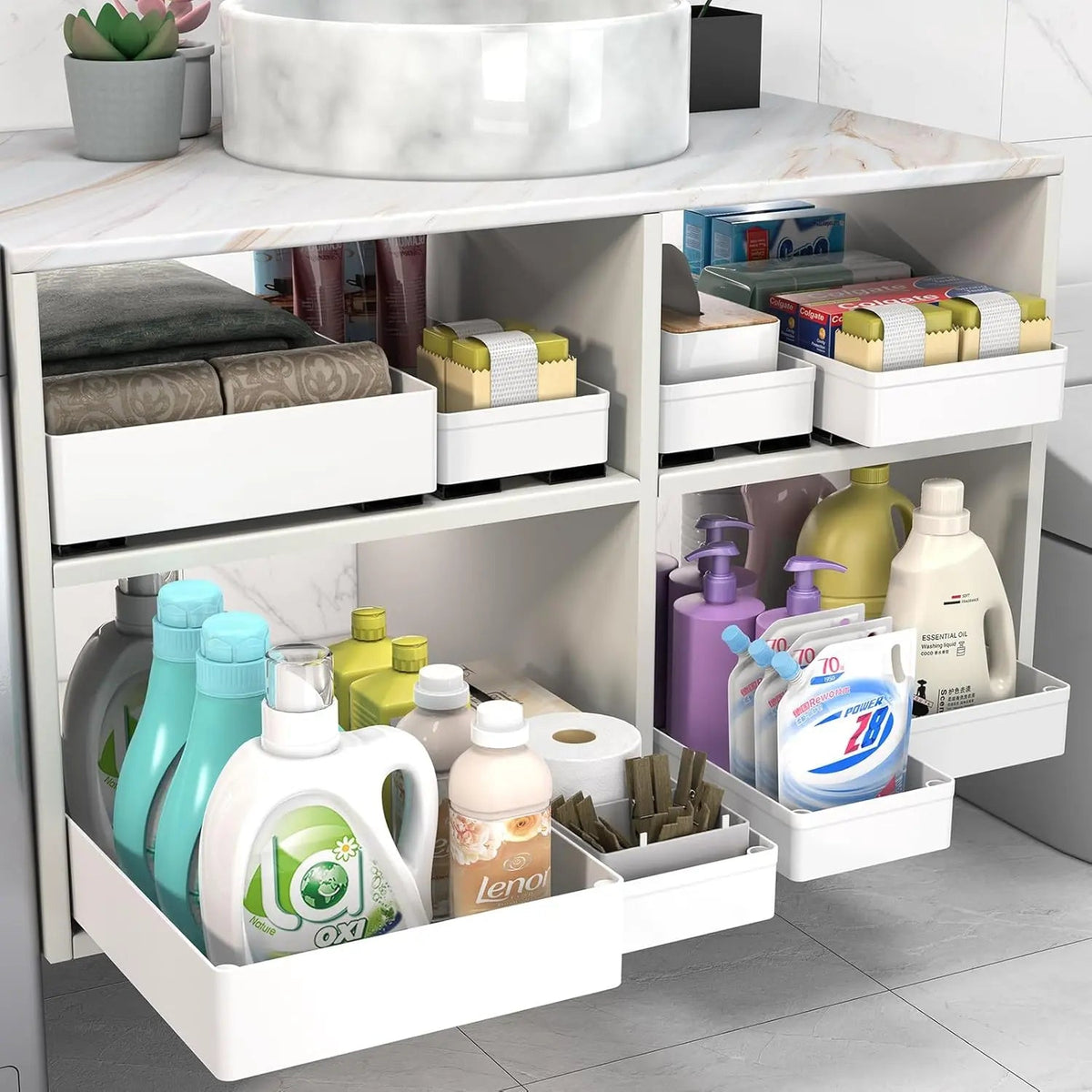 Adjustable Kitchen Organizer | Effortless Space Management