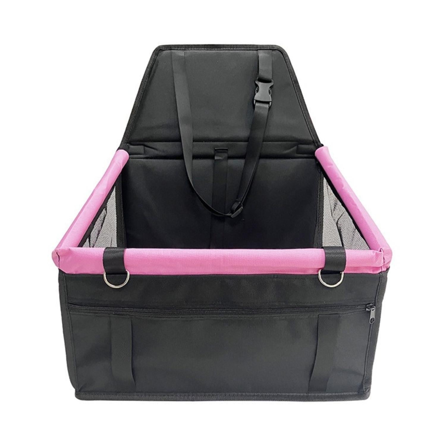 Elevated Dog Car Seat with Waterproof Material and Non-Slip Base for Safe Travel