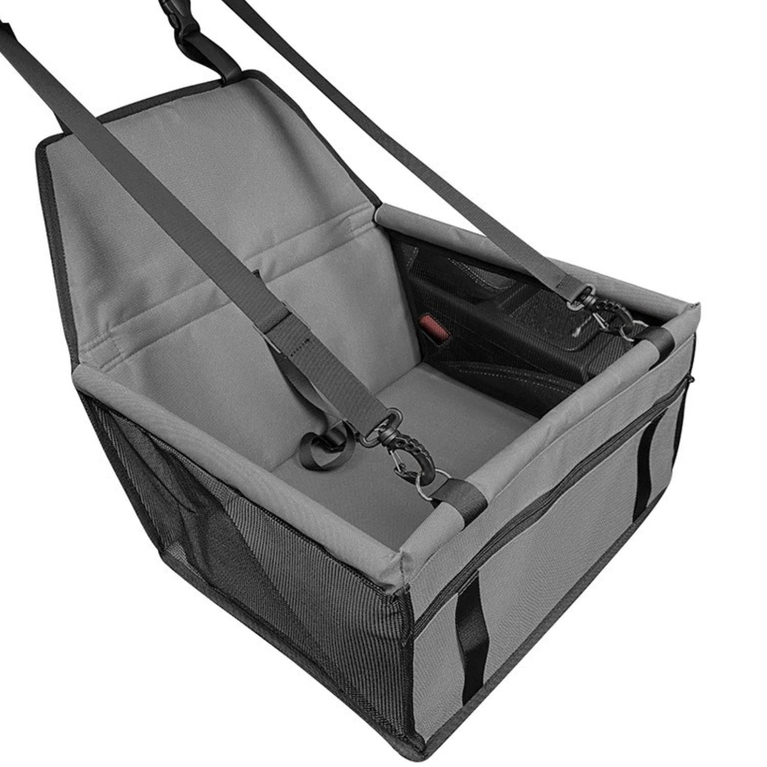 Elevated Dog Car Seat with Waterproof Material and Non-Slip Base for Safe Travel