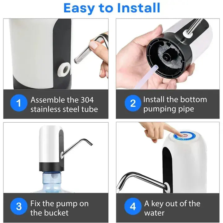 Effortless USB Rechargeable Water Dispenser Pump