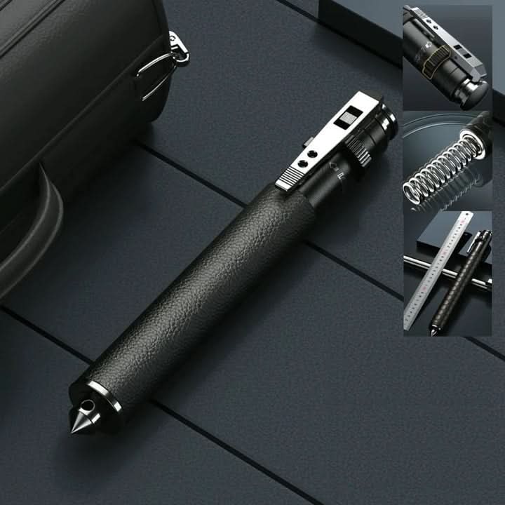 Adventure Shield Trekking Pole with Integrated Safety Features