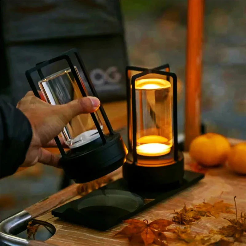Touch-Controlled Nordic Style Wireless Table and Nightstand Lamp