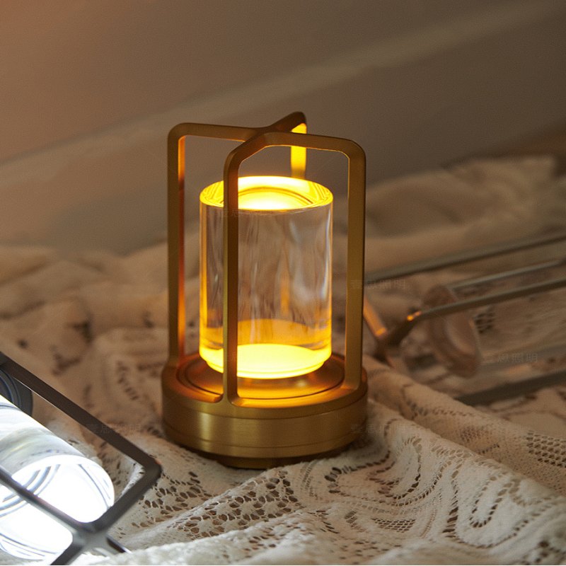 Touch-Controlled Nordic Style Wireless Table and Nightstand Lamp