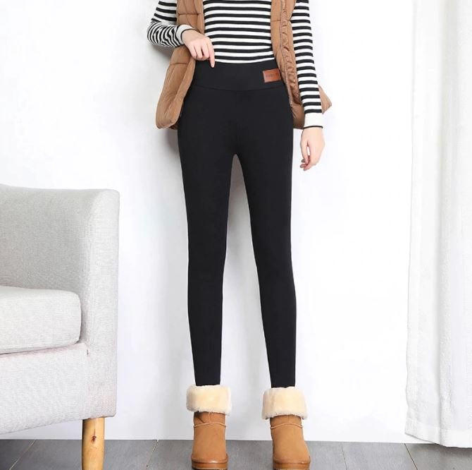 Winter Leggings for Women - Fleece Lined Comfort