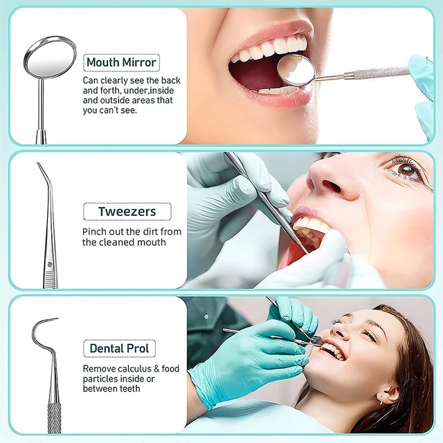 Home Tooth Cleaning Ultrasonic Wand with LED Light and USB Fast Charge