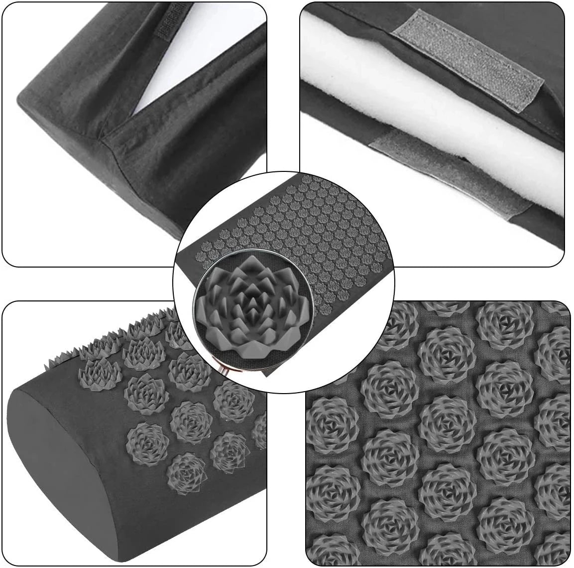SerenityTouch Acupressure Mat and Cushion Duo for Relaxation