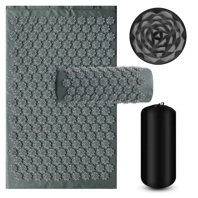SerenityTouch Acupressure Mat and Cushion Duo for Relaxation