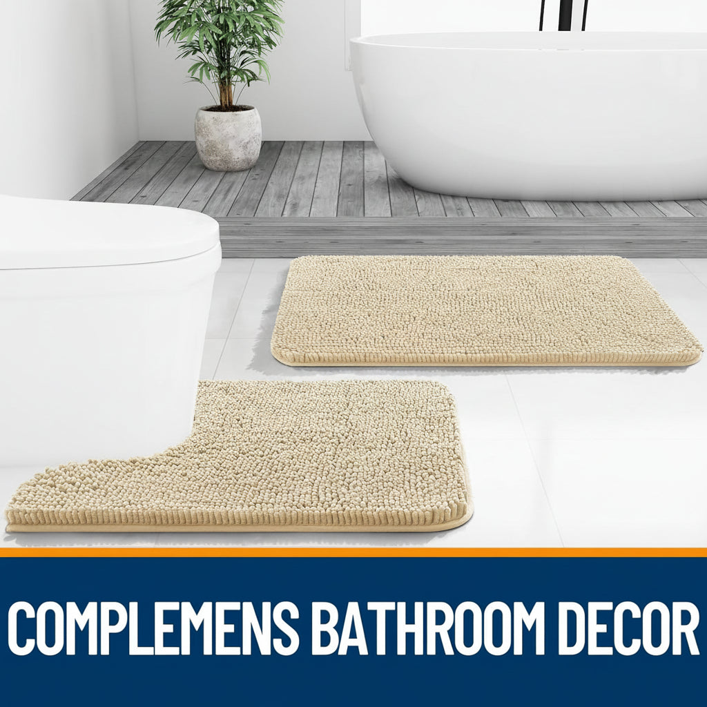 Ultra-Absorbent Non-Slip Bath Mat for Ultimate Comfort