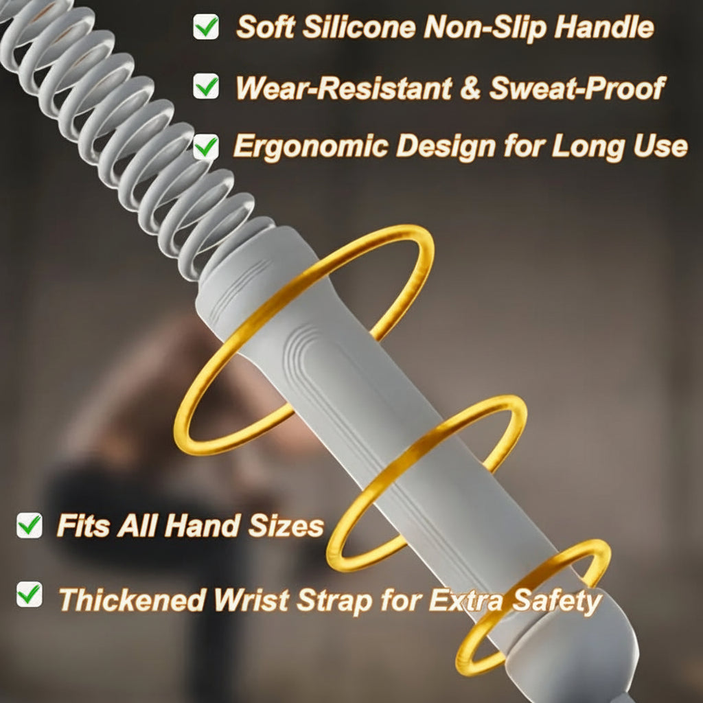 Durable Steel Speed Rope for Intense Cardio and Strength Training